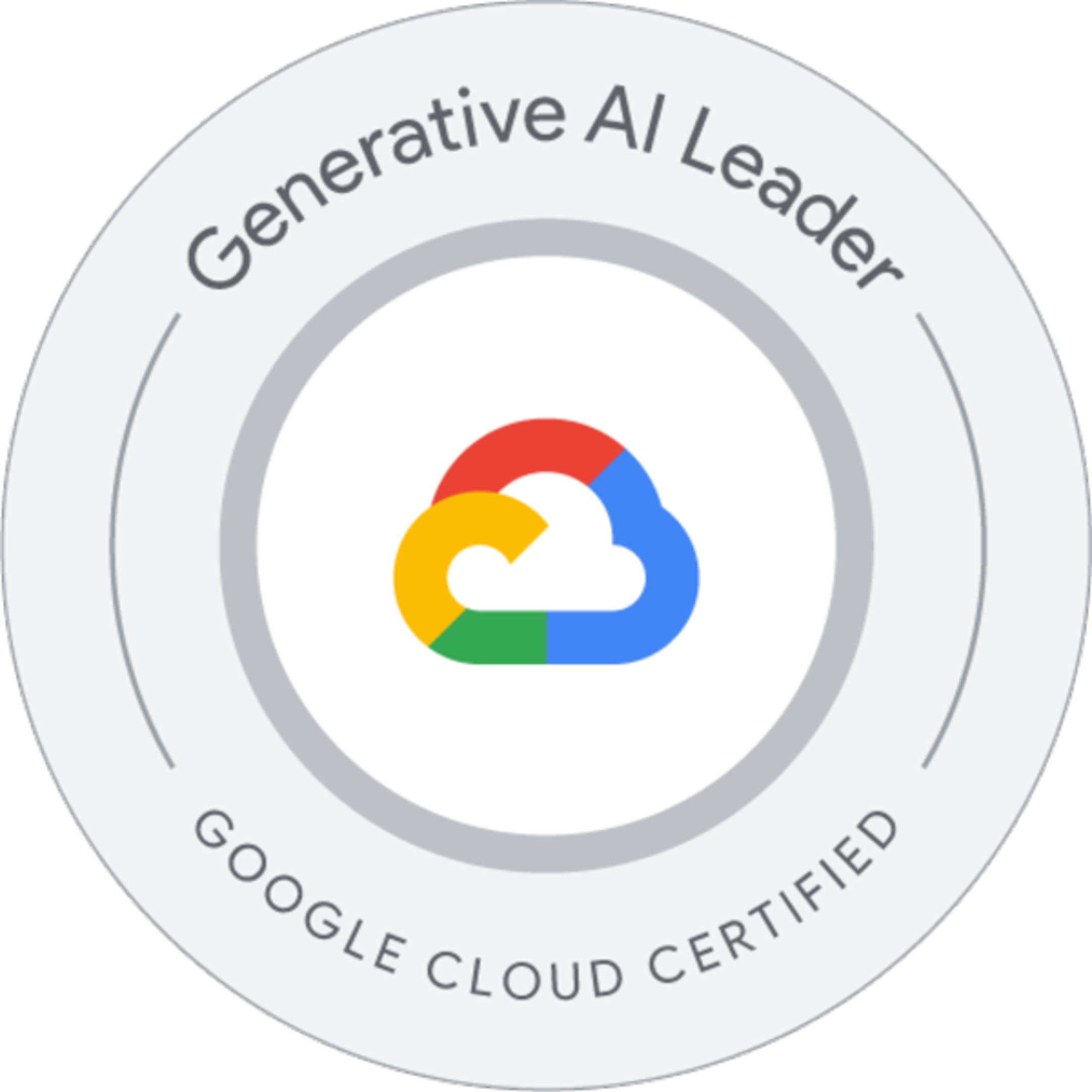 Generative AI Leader certification logo